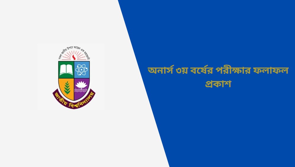 অনার্স ৩য় বর্ষের পরীক্ষার ফলাফল প্রকাশ